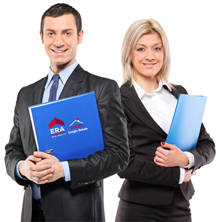 Agents holding blue ERA Folders